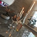 Asiakaskuva Plaza- pyöreä ruokapöytä - Harmaa marmori / Messinki