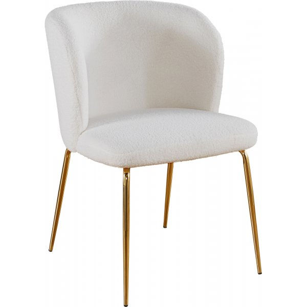 Ruokailuryhm Genova boucl - Jatkettava pyt ja 4 tuolia