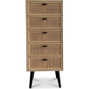 Lipasto rottinki / musta 98 cm korkea - React + Huonekalujen tahranpoistoaine Lipasto rottinki / musta 98 cm korkea - React + Huonekalujen tahranpoistoaine