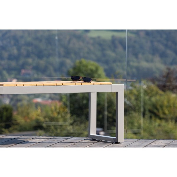 Zenia penkki - Tummanharmaa/luonnollinen Zenia penkki - Tummanharmaa/luonnollinen