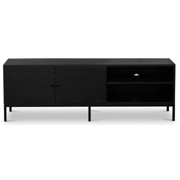 Stilo V.2 TV-taso 150 cm mustaksi petsattua tammea