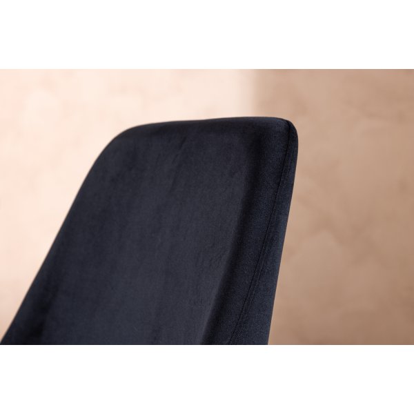 Yöruokailutuoli - Musta sametti Yöruokailutuoli - Musta sametti