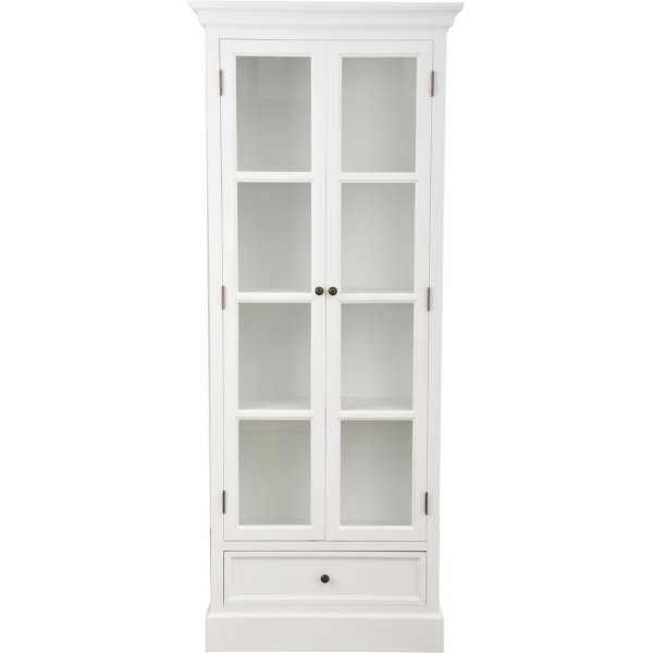 Antiikkinen valkoinen vitriinikaappi - Bristol Antiikkinen valkoinen vitriinikaappi - Bristol
