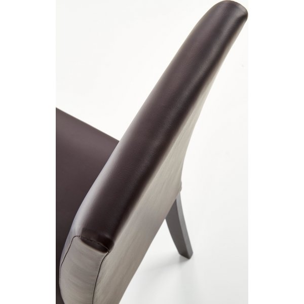 June-tuoli - tumma saksanphkin/tummanruskea