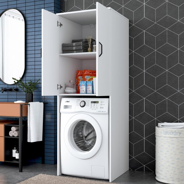 Lang pesukonekaappi 110 - Valkoinen Lang pesukonekaappi 110 - Valkoinen