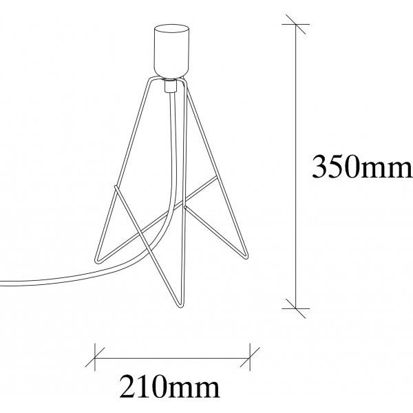 Pyramid-pöytävalaisin - kultaa Pyramid-pöytävalaisin - kultaa