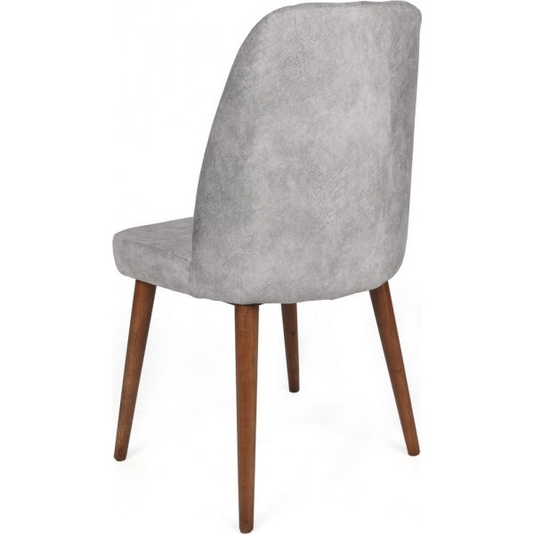 Dallas-ruokailutuolisarja - harmaa/p�hkin�