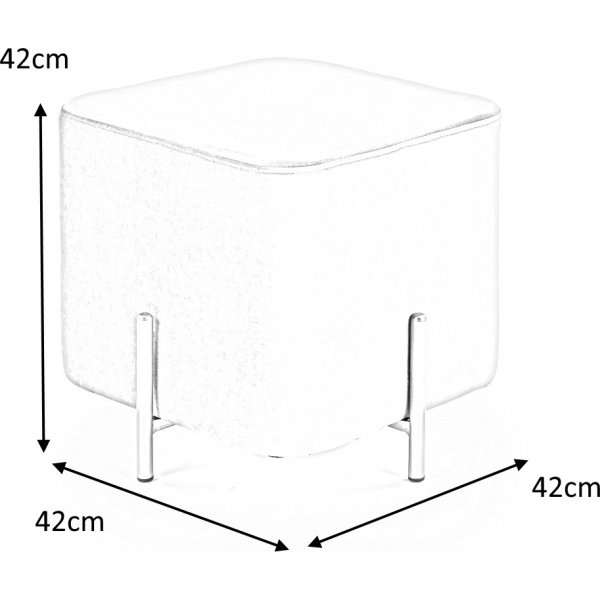 Frederica jakkara - Vihreä (sametti) / messinki + Huonekalujen puhdistus Frederica jakkara - Vihreä (sametti) / messinki + Huonekalujen puhdistus