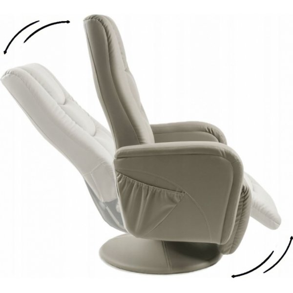 Hierontatuoli beige� PVC:t�, kaukos��din