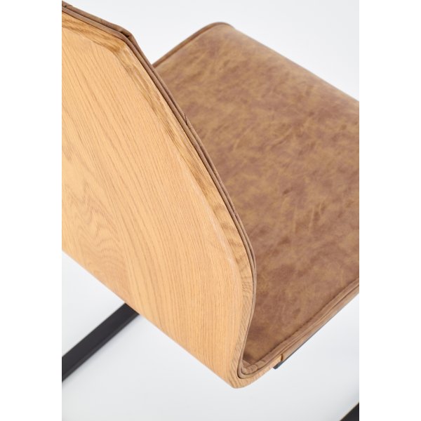 Dollie-ruokatuoli - beige/ruskea