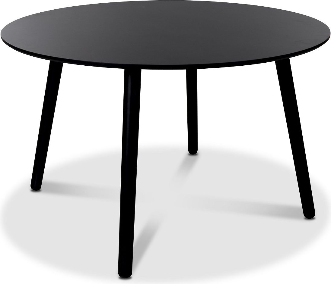 Py�re� Rosvik-ruokap�yt� 120 cm - Musta + Huonekalujen jalat