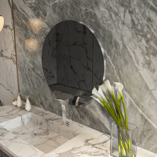 Onean peili - Tummanharmaa/hopea Onean peili - Tummanharmaa/hopea