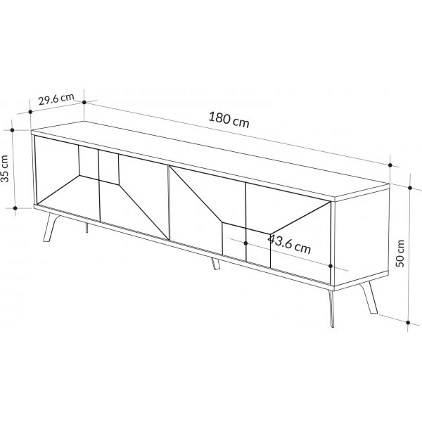Dune mediapenkki - kevyt mokka Dune mediapenkki - kevyt mokka