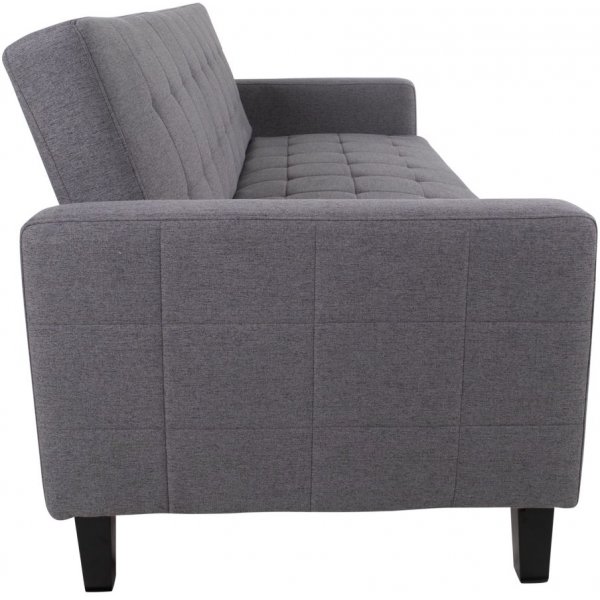 Milton vuodesohva - Tummanharmaa/koivu Milton vuodesohva - Tummanharmaa/koivu