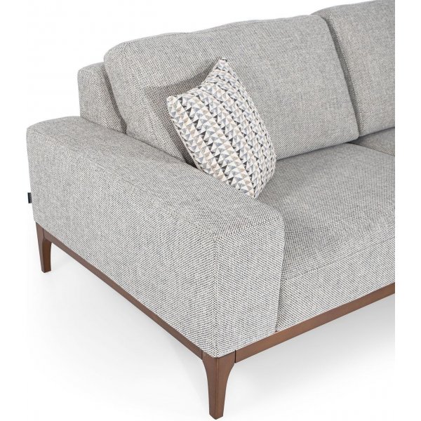 Secret 3-istuttava sohva - harmaa