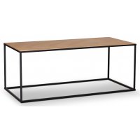 Mio sohvapöytä 120 x 60 cm - tammi / musta Mio sohvapöytä 120 x 60 cm - tammi / musta