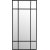 Marlon kokovartalopeili 200x100 cm - Metalli/antiikki musta