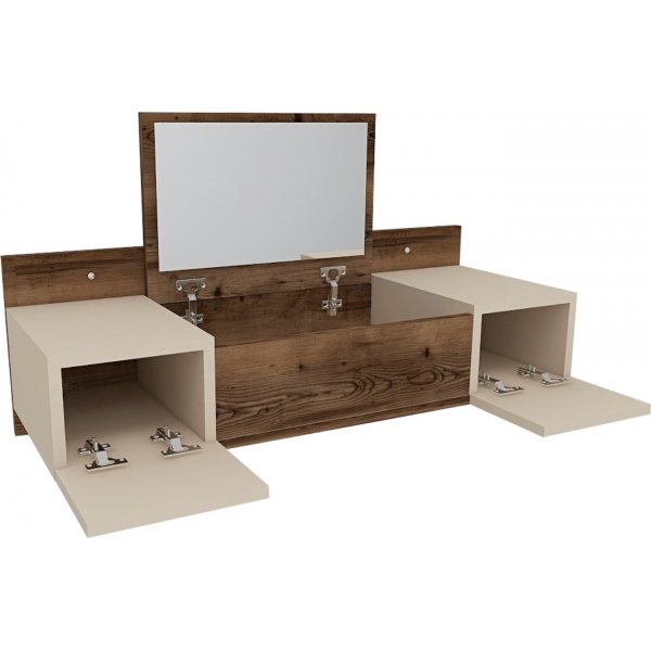 Zakkum peilipyt 100 x 39 cm - Beige/ruskea