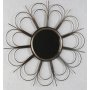 Flower-peili 65 cm - Antiikkinen messinki + Lasin ja kristallin puhdistus