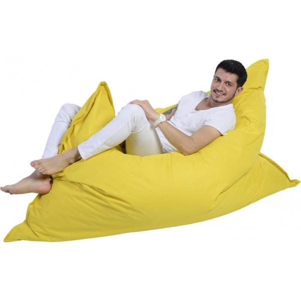 Jättiläinen papupussi - keltainen Jättiläinen papupussi - keltainen