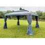 Athen Pavilion 400x300cm - harmaa