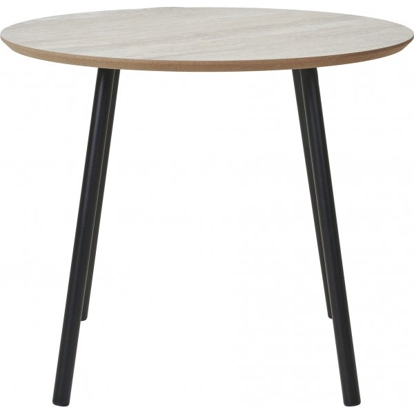 Aalst sohvapyt 55 cm - Musta/beige