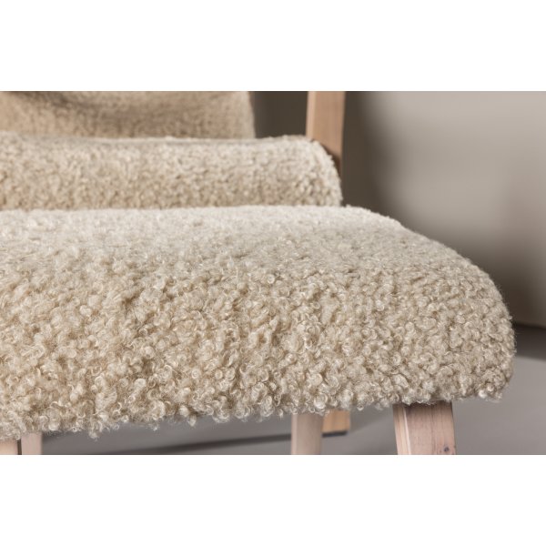 Fårö lepotuoli - ruskea Fårö lepotuoli - ruskea