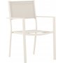 Ruokailuryhm; 6 tuolia ja ruokapyt 205 x 90 cm beige - Copacabana