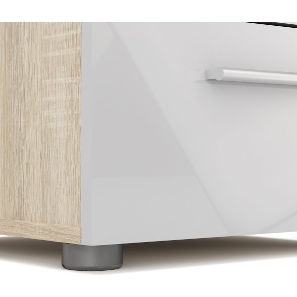 Pepe yöpöytä - tammi/valkoinen Pepe yöpöytä - tammi/valkoinen