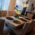 Asiakaskuva Tuva Kate vaaleanharmaa - Korkea selkä (selkäkahva)
