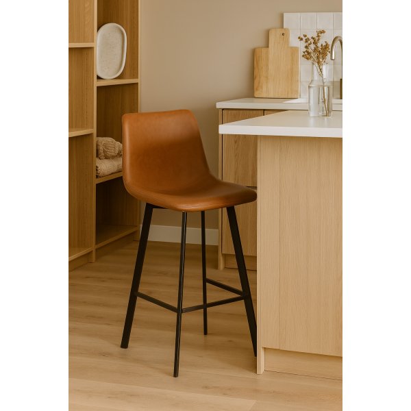 Baarijakkara ruskea vintage istuinkorkeus 72 cm - Oregon Baarijakkara ruskea vintage istuinkorkeus 72 cm - Oregon