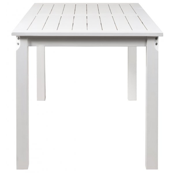 Ulkoruokap�yt� Bohus valkoinen 135 cm