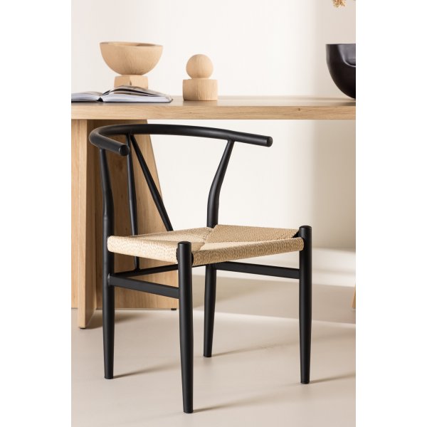 Alfons ruokatuoli - beige/musta Alfons ruokatuoli - beige/musta