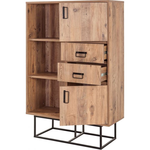 Quantum Taxon kirjahylly - mänty/musta Quantum Taxon kirjahylly - mänty/musta