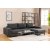 Berliinin divaani sohva metallijalat oikealla - antrasiitti
