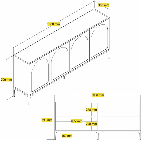 Lyon senkki - Valkoinen/musta Lyon senkki - Valkoinen/musta