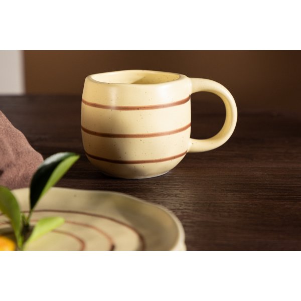 Kutie kahvikuppi 9 cm - beige/ruskea