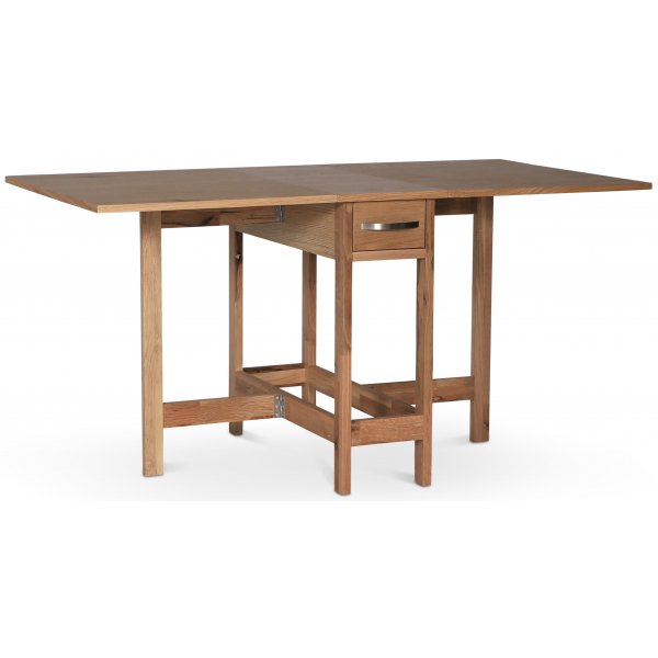 Ruokailuryhmä; Tamminen kokoontaitettava pöytä ja 4 Orust-rottintuolia - Fårö + 4.00 x Tuolin tyyny Ruokailuryhmä; Tamminen kokoontaitettava pöytä ja 4 Orust-rottintuolia - Fårö + 4.00 x Tuolin tyyny