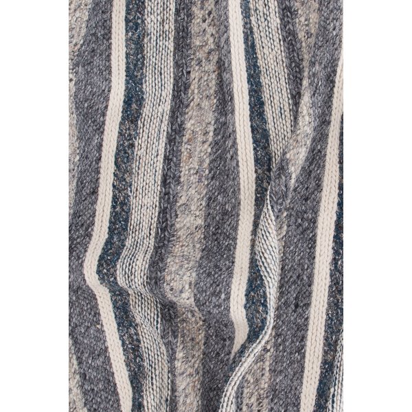 Teg-villamatto - laivastonsininen/harmaa Teg-villamatto - laivastonsininen/harmaa