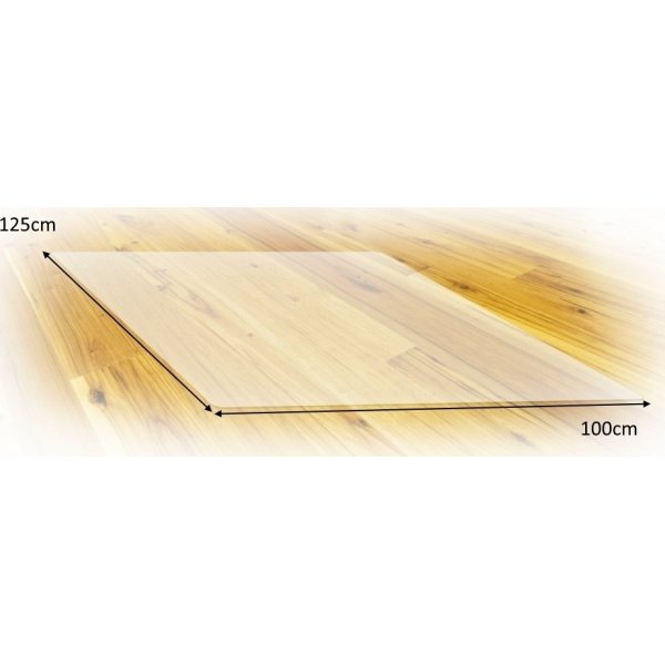 Lyla-lattiasuoja, toimisto, 100x125 cm - Lpinkyv