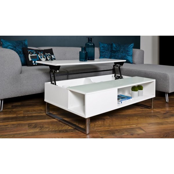 Minneapolis-sohvapöytä - Valkoinen Minneapolis-sohvapöytä - Valkoinen