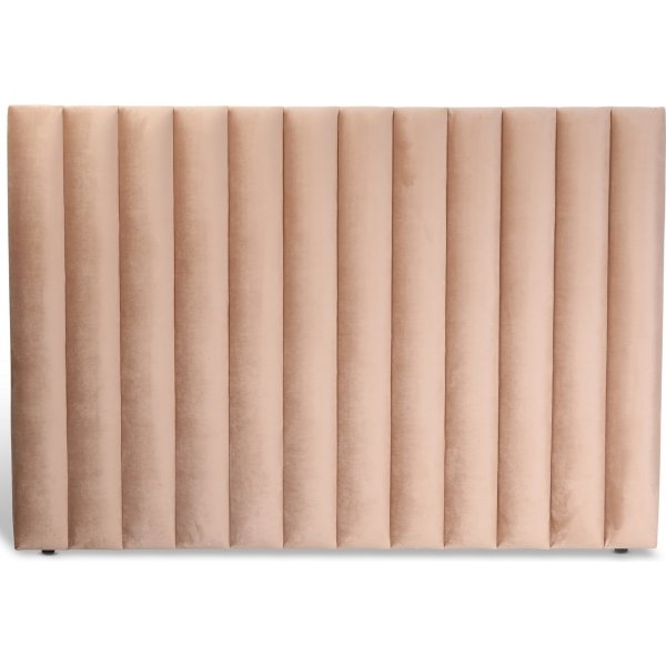 Pernilla-sngynpty Beige (Sametti) - Valinnainen leveys