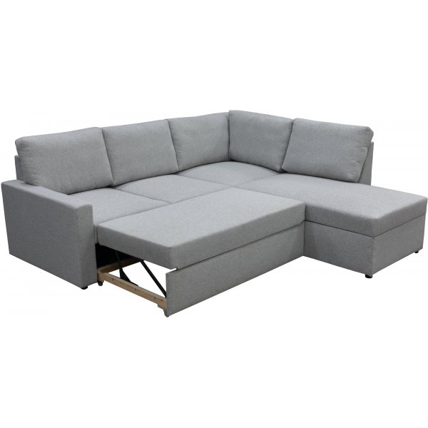 Dream vuodesohva silytyksell (kulmasohva) vasen - Tummanharmaa