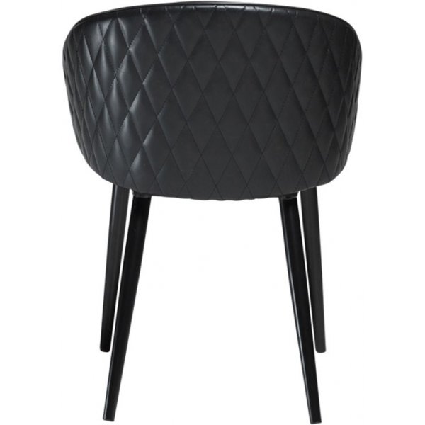 Kaksoisnojatuoli - Vintage musta