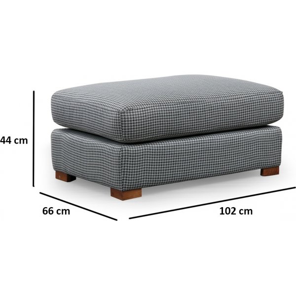 Silmukkakulmasohva - harmaa