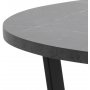 Amble pyre ruokapyt 110 cm - Musta / marmori