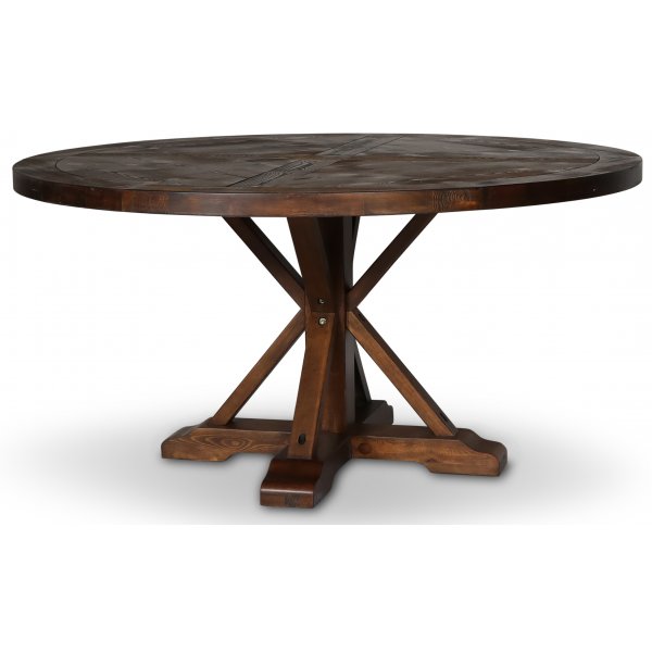 Tuva pyre ruokapyt 150 cm - Ruskea vintage