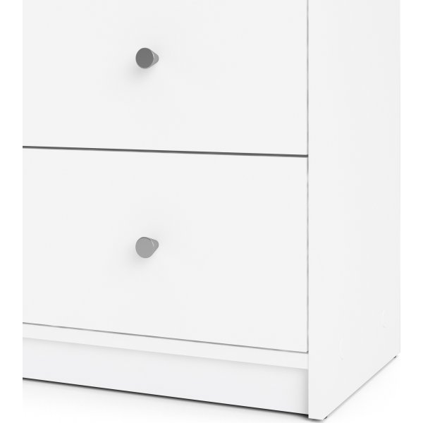 Lipasto, 6 laatikkoa, valkoinen - toukokuu + Huonekalujen jalat Lipasto, 6 laatikkoa, valkoinen - toukokuu + Huonekalujen jalat