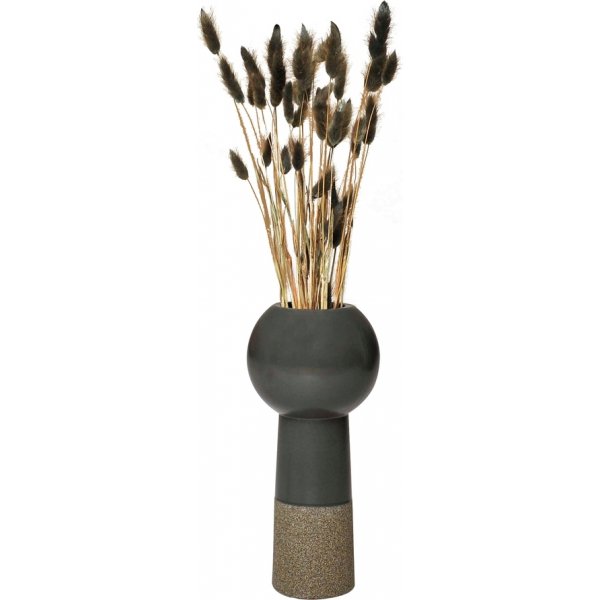 Eva maljakko iso - Harmaa/ruskea