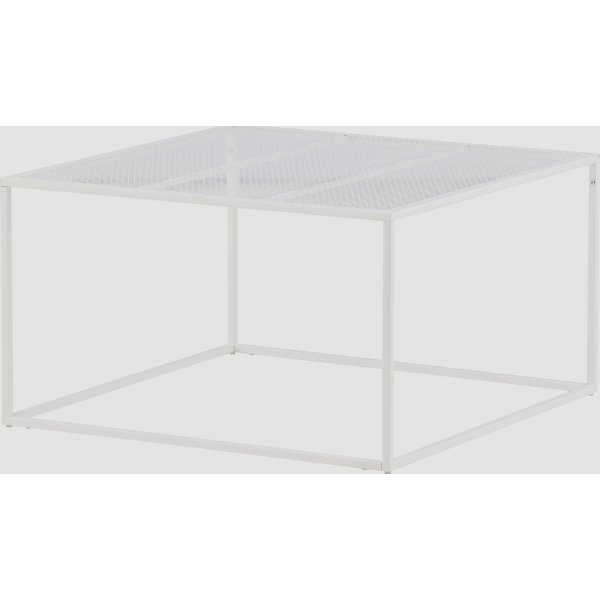 Netz sohvapöytä 80 x 80 cm - Valkoinen Netz sohvapöytä 80 x 80 cm - Valkoinen